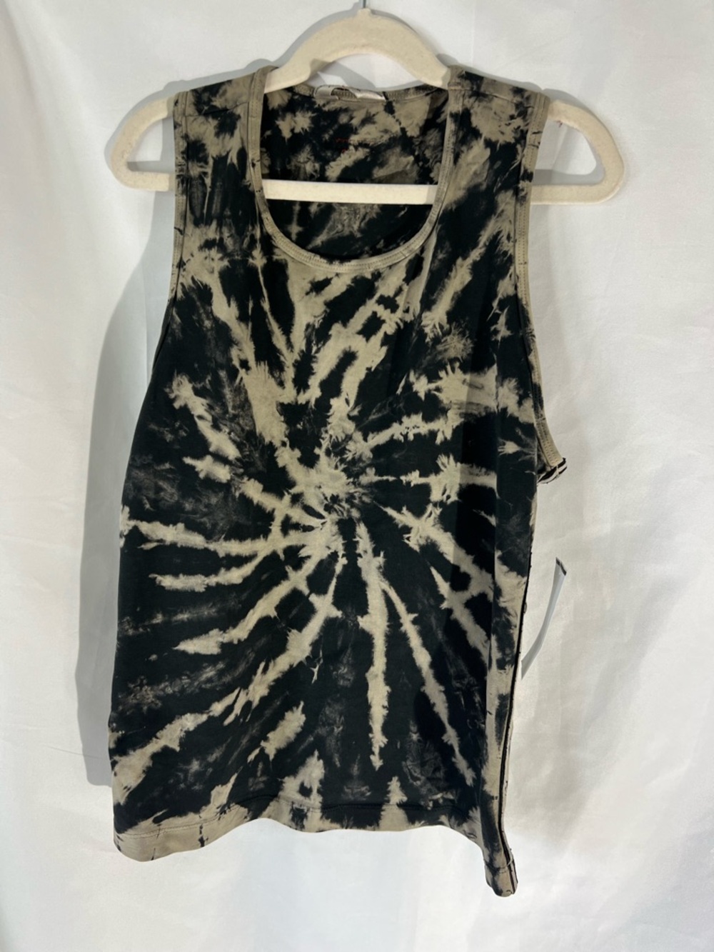 NWT Women’s HARD TAIL 90% Cotton Tie Dye Racerback Waist Tank